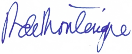Maribeth de Montaigne signature